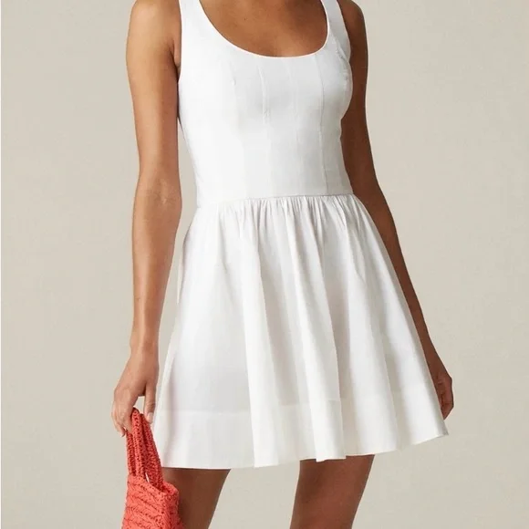 J. Crew Fit-and-Flare Mini Dress - Picture 1 of 7